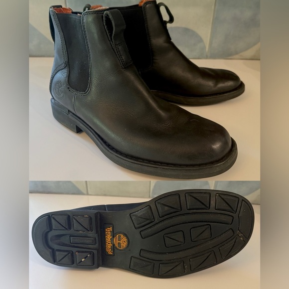 Timberland black Chelsea boots. Waterproof 9.5M - Picture 1 of 7